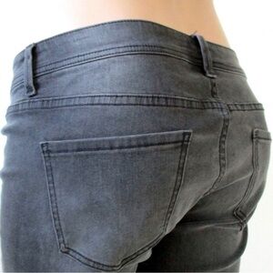 SUNRISE 51 Jeans Women DISTRESSED Cropped Rhinestone Embellished Size 20 NWOT